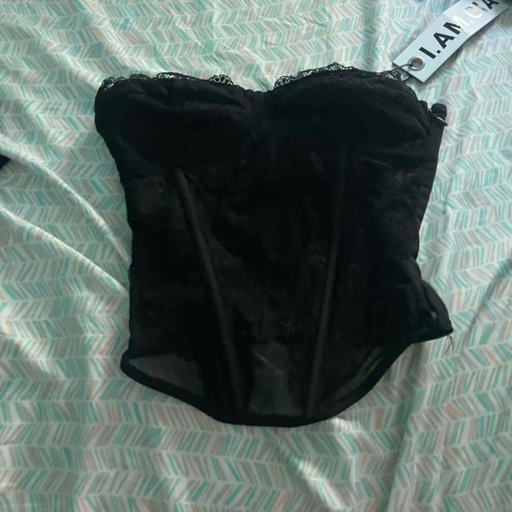 black corset